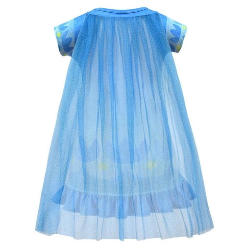 Dressy Daisy Toddler Girls Pink Princess Trolls Halloween Costume Birthday Party Dress Up Outfit Set with Cape and Wig Size 4T to 5T