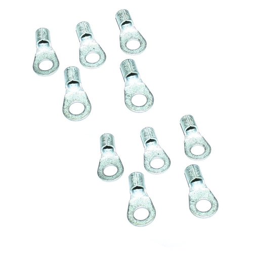 United Metro Golf Cart 6 Gauge, 5/16 Ring Terminal, Non-Insulated Brazed Seam (Qty 10)