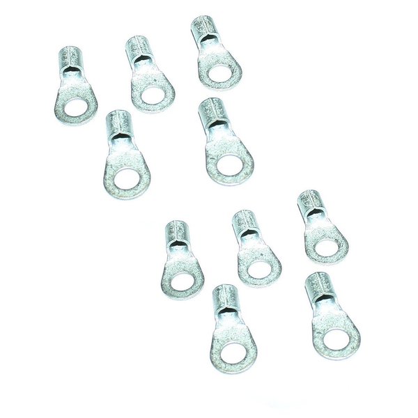 United Metro Golf Cart 6 Gauge, 5/16 Ring Terminal, Non-Insulated Brazed Seam (Qty 10)