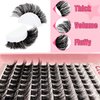 Fluffy Lash Clusters Kit 120pcs DIY Lash Extension Kit, Wispy Lash Clusters Kit Natural 8-16mm D Curl Eyelashes Extension Kit with Lash Bond and Seal and Lash Tweezers.(120P-YE-Kit)