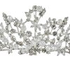 Samky Bride's Crystal Wedding Tiara Crown Bridal Rhinestone Headpiece Hair Accessories for Woman