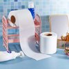 Skylety 2 Rolls No Tear Toilet Paper Fake Prank Toilet Paper Impossible to Tear Toilet Paper Gag Non Tear Fake Novelty Paper for Joke Toys April Fools' Day Christmas Party