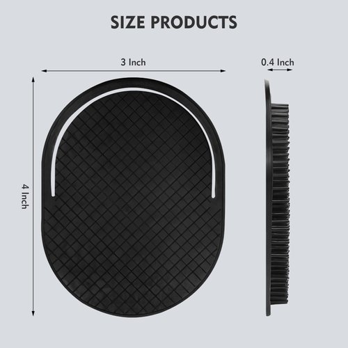 TEESSUE 6 Pcs Palm Combs for Men, Soft Portable Pocket Comb, Massager Hair Brush Comb,Shower Comb,pocket brush (m, Count, 6)