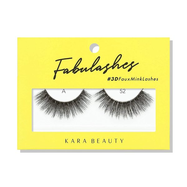 KARA BEAUTY FABULASHES 3D Faux Mink False Eyelashes - Style A52