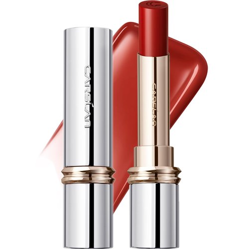 CARSLAN Flood Kissed Lipstick, Hydrating Lip Color Makeup, Natural Lip Gloss Finish with Hyaluronic Acid Formula, Shiny, Smooth, W01