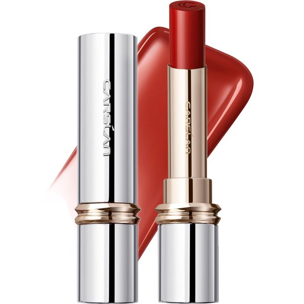 CARSLAN Flood Kissed Lipstick, Hydrating Lip Color Makeup, Natural Lip Gloss Finish with Hyaluronic Acid Formula, Shiny, Smooth, W01