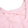 Stelle Ballet Leotards for Girls Dance Leotard with Skirt Toddler Dance Outfits Criss-Cross Back (Pink,4T)