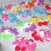 Goodangie00 50 Packs Rainbow Mini Pop Octopus Fidget Keychain Gift，Small Party Fidgets Favors Bubble Wrap Pop Anxiety Stress Reliever Stuents Prizes