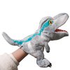 Glanzzeit Children's Hand Puppets, Dinosaur Shaped Hand Puppets, Realistic Plush Toys for Boys and Girls Performance Theatre, Birthday Gifts, Teaching, Interactive Games, Easter Gifts(Velociraptor)