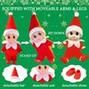 Christmas Elf Baby Dolls Tiny Elf Miniature Christmas Decorations Stocking Stuffers Elf Toys Christmas Holiday New Year Newborn Gifts