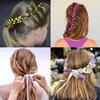 HLTOO Hair Ties, 10PCS Long Silk Ribbon Hair Bows, Colourful Hair Bands with Bow, Elastics Scrunchies, Long Ponytail Holder, for Women and Girls, 10 Colors