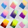 Dornail 11 Sheets Aurora Nail Foil Broken Glass Paper Nail Film Holographic Nail Stickers Laser Nail Decals DIY Nail Art Decoration for Women Girls