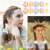 10PCS 2.76'' Plumeria Flower Hair Clip Hawaiian Hair Barrettes for Women Girl Foam Artificial Tropical Flower Hairpin Hair Accessories for Bridal Wedding Party Beach Tropical Vacation Hair Decorations