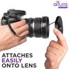 Altura Photo 5 Pcs Lens Cap Keeper, Camera Lens Cap Leash for DSRL & Mirrorless Lenses - Lens Cap Tether/Lens Holder for Canon, Nikon, Sony, Sigma, Tamron & Others Camera Lens Accessories