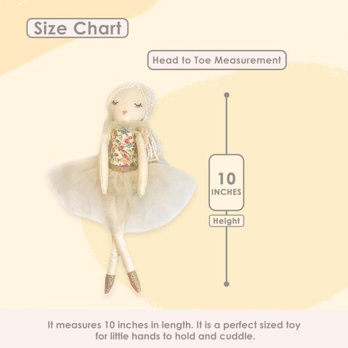 MON AMI Vanilla Scented Designer Soft Plush Doll - 10”, Fun Adorable Stuffed Toy for Kids of All Ages, Use as Toy or Room Décor, for Christmas