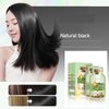 HUANG YI Bubble Plant Hair Dye Natural,New Botanical Bubble Hair Dye 20ml 10Packs/Box.(Natural Black)