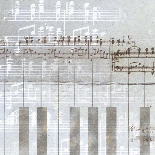 Up With Paper Everyday Pop-Up Greeting Card, 5-1/4" x 5-1/4", Baby Grand Piano