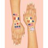 xo, Fetti Fourth of July Decorations Tattoos - 70 styles | Red White and Blue Party Supplies, 4th of July, USA Flag, Memorial Day