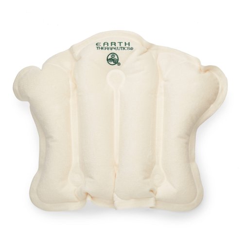 Earth Therapeutics Terry Covered Bath Pillow - Natural