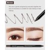 Gel Eyeliner Pencil-1Pcs Brown Waterline Eye Liner Pencil with Sharpener, Smudgeproof Waterproof Eyeliner Pencil Matte Brown Eye-liner Water Liner Pen, Thanksgiving Makeup Gift for Older Women Girl