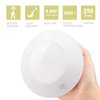 HONWELL Motion Sensor Light Indoor Ceiling Light Wireless Motion Sensor Light Battery Powered LED Warm White Light for Closet Cabinet Kitchen Bathroom Hallway Stairs Shower Wall Shed(5Inch)