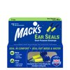 Mack’s Ear Seals Earplugs, 1 Pair with Detachable Cord - 26db High NRR - Dual Purpose Comfortable Ear Plugs for Noise Reduction and Blocking Water