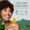 OM Botanical One Step Natural Face Cleanser, All-in-One Exfoliating Face Wash Provides Enzyme Exfoliation | Aurvedic Cream Cleanser is Best Face Cleanser For Clear Skin