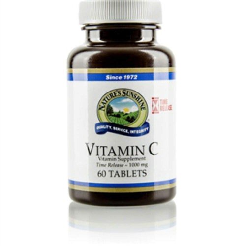 Nature's Sunshine Vitamin C 1000mg T/R, 60 Tablets | Time Release Vitamin C Supports the Immune System and Quenches Dangerous Free Radicals