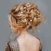 TUUXI 84 Pcs Spiral Hair Pins Hair Pearls Hair Jewelry Hair Twister Screws for Women Bun Wedding Bridal Bridesmaids Prom