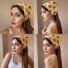 Molans Floral Bandanas Crochet Hair Scarf - 3Pcs Women Knitted Headscarf Daisy Headband Vintage Head Kerchief for Girls