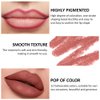 FLYEEO 12 PCS Nude Red Deep Red Brown Matte Lip Liner Pencil Set Waterproof Long Lasting Lip Liner Lipstick for Women