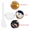 FRCOLOR Spa Facial Mixing Bowl Kit with Stick - Spatula & Brush - 5Pcs Clear Glass Cosmetic Beauty Tools for DIY Facemask Application Suitable for Water Use