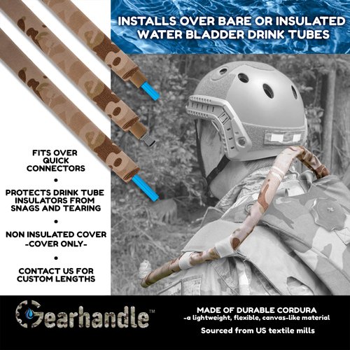 Multicam Hydration Pack Drink Tube Cover - Multicam Arid - 36 inch