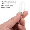 MECCANIXITY 4pcs USB to DC Power Cable 3A 5V DC Power Cord 5.5mm x 2.1mm Jack Charging Plug Connector Cable Adapter for Fan Camera Phone Tablet Devices (1ft/0.3 M, White)