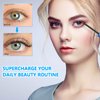 Lash Serum, Rapid Eyelash Growth Serum, Eyelash Serum for Eyelash Growth Thickness, Stronger, Healthier Lashes & Brows, Longer, Fuller, and Thicker Lashes, Vegan & Cruelty-Free (Light Blue 4ML)