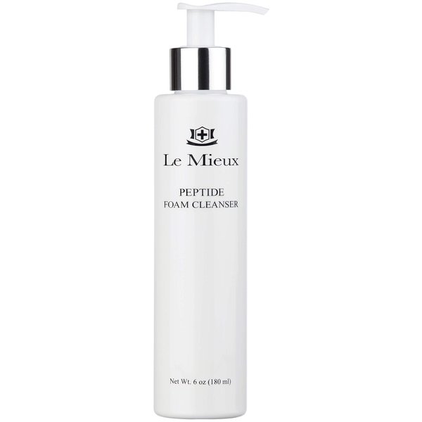 Le Mieux Peptide Foam Cleanser - Age Defying Face Wash with Marine Collagen & 3 Peptides for Glowing Skin, Foaming Cleanser for Dry Skin, No Parabens or Sulfates (6 oz / 180 ml)