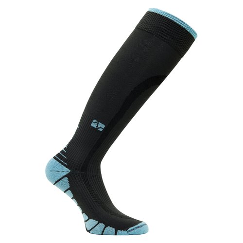 Vitalsox Patented Graduated Compression Socks, Carbon/Jade, Small
