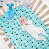 Pack and Play Sheets Fitted, Mini Crib Sheets 2 Pack, Playard Sheets Compatible with Graco Pack n Play, Ultra Soft Breathable Material, Dinosaurs