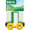 BRIO – Letter Train J | Wooden Train Set Accessory Toy for Kids Age 2 Years Up