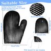 2 Pcs Honeycomb Bath Mitt Exfoliating Glove Set Honeycomb Face and Body Scrubber Exfoliating Shower Mitt Sponges for Cleaning Body Skin Shower Beauty Spa (Black)