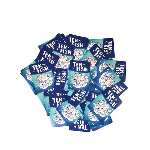 Ten Fish Math Card Game - Family Friendly Educational Cool Math Games for Kids - Elementary and Kindergarten Learning Activities Help Boys and Girls to Learn Mathematics in a Fun, Interactive Way