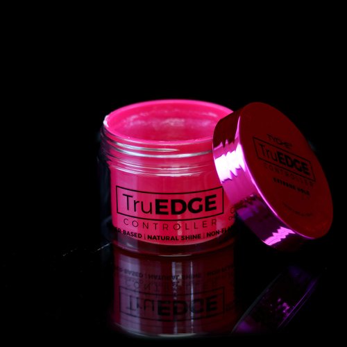 TruEDGE Controller Extreme Hold Water-Based Pomade - Ntaural Shine & Non-Flaky Scented Edge Control - Perfect for Hair-Braiding (Cherry)