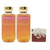 Bath & Body Works Sunkissed - 2 pack- Shower Gel With a Cherry On Top Soap.
