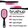 Wet & Dry Vented Detangling Hair Brush – Ultra-Smooth Glide for Tangle-Free, Frizz-Free Hair, Gentle on All Hair Types, with Cherry Blossom Design – Ideal for Everyday Styling