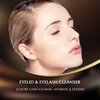 500ml Lash Shampoo Bulk, High-Purity Eyelash Cleanser for Extensions, Safe Makeup Remover, Non-irritating or Burning Formula Eyelid Foaming Cleanser for Professional Salon and Home Use (Unscented)
