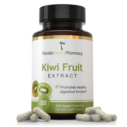 Florida Herbal Pharmacy, Kiwi Fruit Extract Capsules 10:1 (120 Capsules) 500 mg per Capsule, 1000 mg Serving