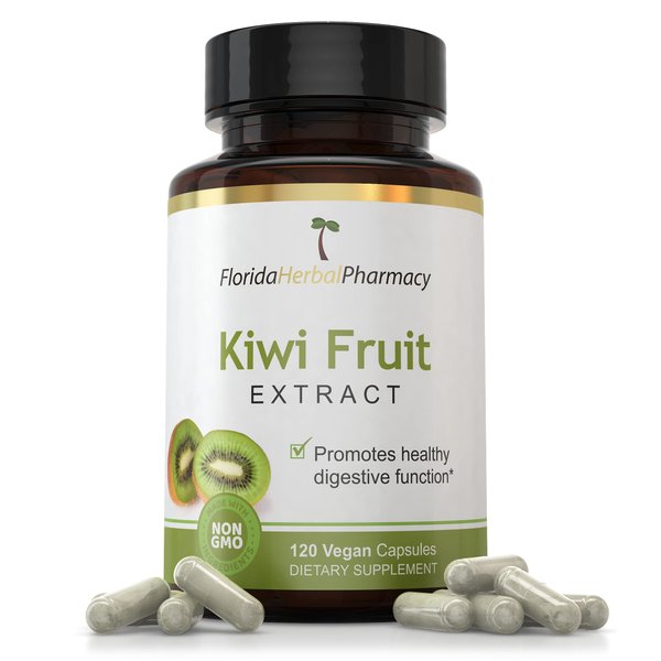 Florida Herbal Pharmacy, Kiwi Fruit Extract Capsules 10:1 (120 Capsules) 500 mg per Capsule, 1000 mg Serving