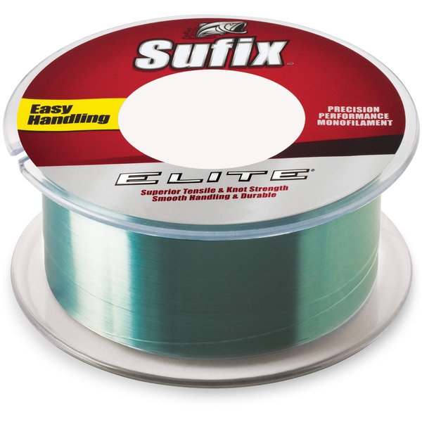 Sufix Elite 8 lb Fishing Line (Green, Size- 330 YD Spool)