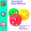 Bonka Bird Toys 2169 Pk3 2.75" Foraging Balls Foot Talon Craft Part Bird Toy Cockatiel Parakeet Pet