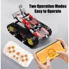 LeeQYAN STEM Projects for Kids,Remote & APP Controlled 5-in-1 RC Robot/Tracked Car/Tank for Boys Girls Age 6+